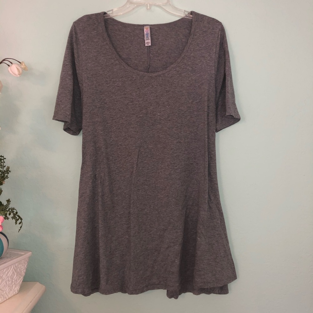 LuLaRoe Grey Perfect Tee XL